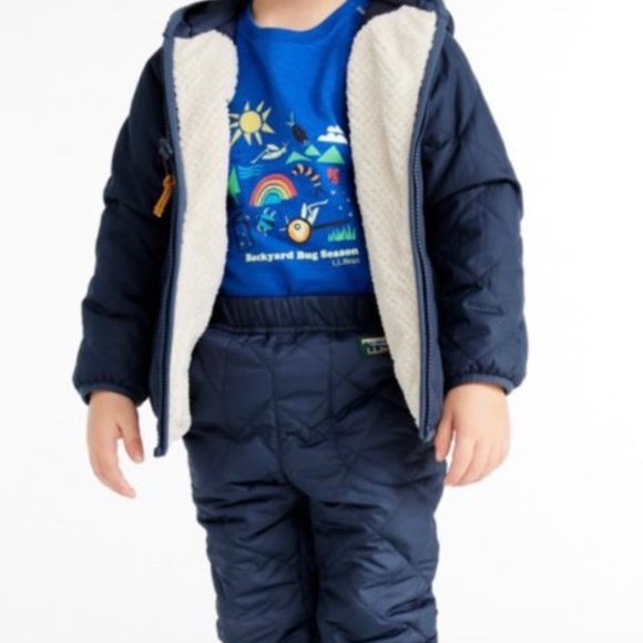 LLBean Mountain Bound Reversible Pant Toddlers' - 4T - Navy - Picture 2 of 3